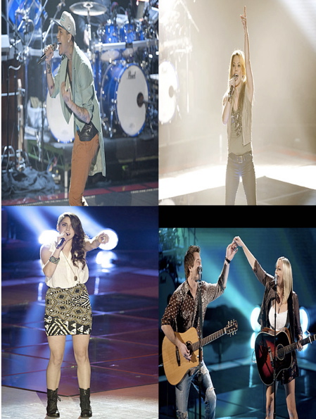 Team Christina and Team Cee Lo from The Voice Season 2