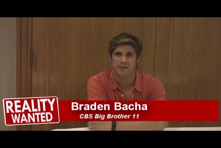 Braden Bacha of CBS's Big Brother 11