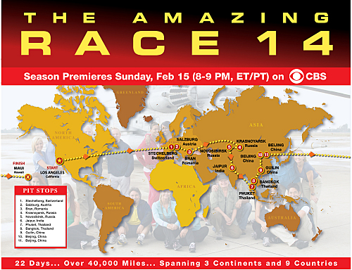 THE 14TH INSTALLMENT OF CBS's SIX-TIME EMMY AWARD-WINNING REALITY SERIES, 