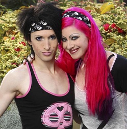 Kent Kaliber and Vyxsin Fiala from The Amazing Race: Unfinished Business