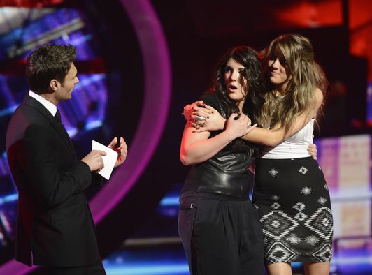 Angie and Kree of American Idol Season 12