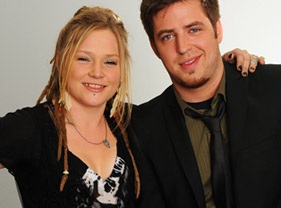 Lee Dewyze and Crystal Bowersox from American Idol Season 9