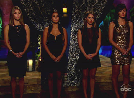 AshLee, Catherine, Lindsay, and Desiree of The Bachelor Season 17