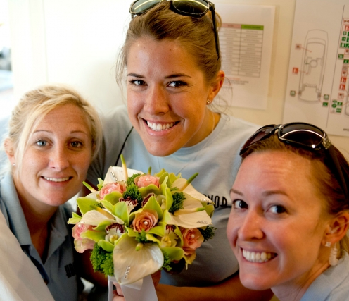 Kat, Sam, and Adrienne of Below Deck