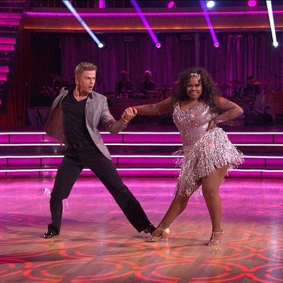 Dancing With the Stars Season 17: Week 1, Amber Riley and Derek