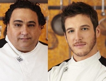 Raj Brandston and Louis Repucci from Hell's Kitchen Season 8
