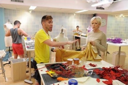 Casanova and Joanna Coles on Project Runway All Stars Season 2