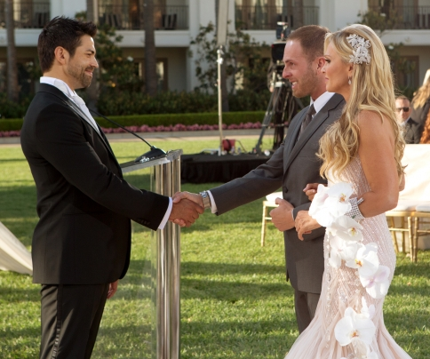 Tamra, Eddie, and Ryan of Tamra's OC Wedding