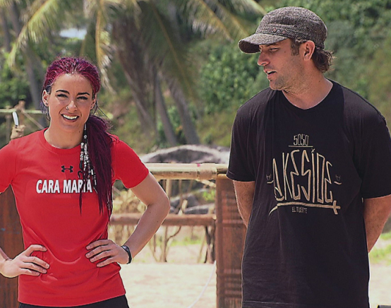 Cara Maria and TJ on The Challenge: Rivals 2 