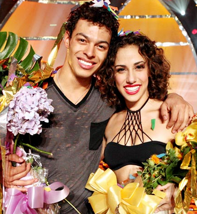 Winners Eliana Girard and Chehon Wespi-Tschopp from So You Think You Can Dance Season 9