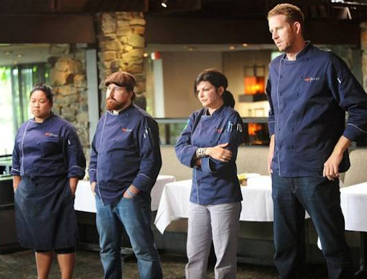 Chrissy, Josh, Carla, CJ on Top Chef Seattle