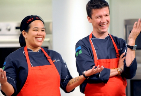 Josie and Bart of Top Chef Seattle